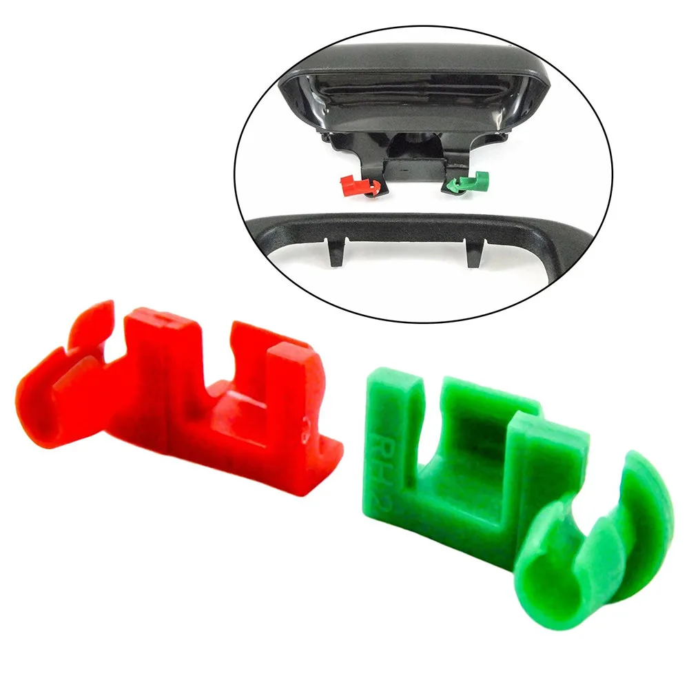 2 PCS Sinistra Destra di Plastica Portellone Maniglia Asta Clip 88981031 88981030 Per 1999-2007 Silverado Sierra Auto parti di ricambio 5