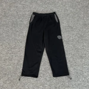 Uomo Donna Pantaloni sportivi a vita larga Mertra American Tinta unita Lettera Ricamo Pantaloni casual Hip Hop Coulisse in vita Jogger 1