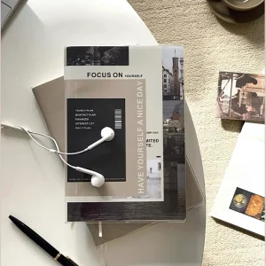 2025 Agenda Notebook Agenda giornaliera Diario Manuale di efficienza Piano annuale mensile Blocco note Riunione dell'ufficio aziendale Cancelleria 1