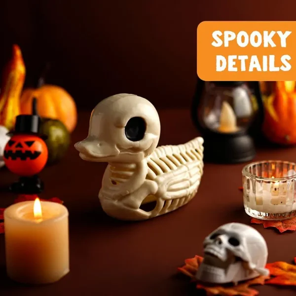 Halloween cheletro scultura scheletro animale scheletro per Halloween decorazione interna all'aperto forma umana cane partito puntelli spaventosi 4