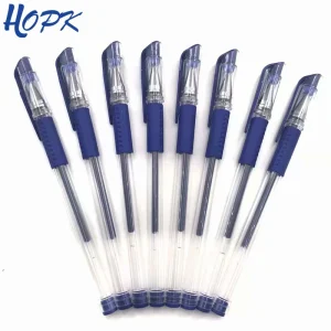 8 pz/lotto ufficio rosso blu nero inchiostro penna Gel 0.5mm scrittura penne neutre asta per studenti materiale scolastico strumento di cancelleria regalo 1