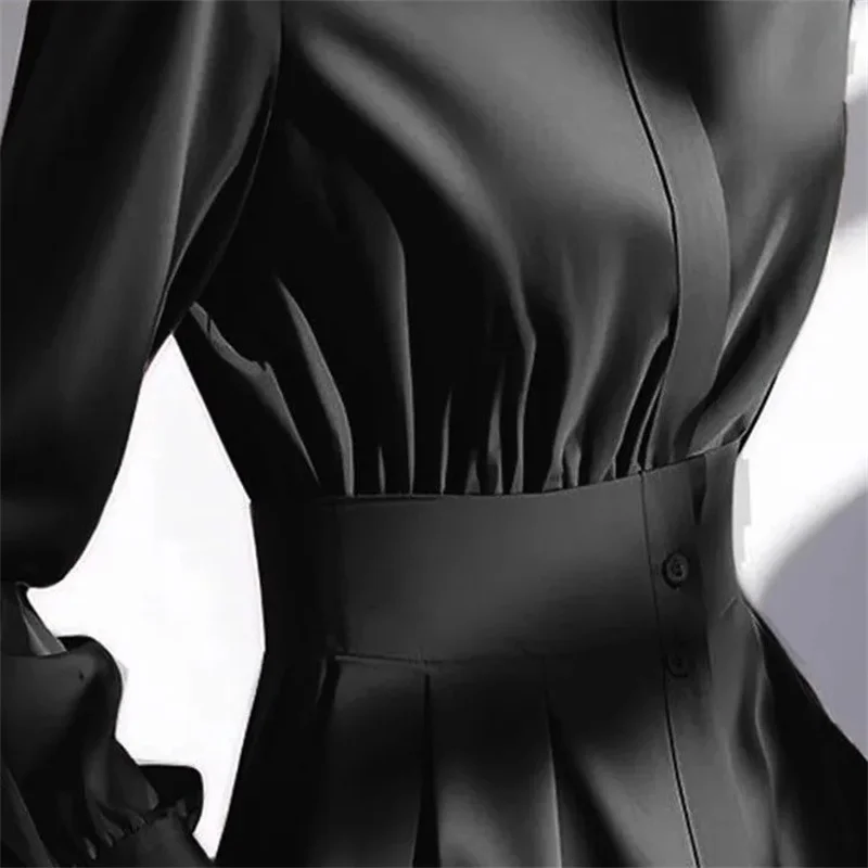 Camicia che unisce la vita Nuovo cappotto da donna realizzato in Europa Lady Primavera Estate 2025 Giacche di nicchia chic di fascia alta Top di lusso leggero Donna 5