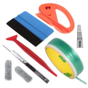 5/10/50M Involucro Del Vinile Adesivi Per Auto Nastro Senza Coltello Linea di Design per Avvolgere La Pellicola di Taglio Auto Foil Strumenti Strumenti di Avvolgimento Auto 1