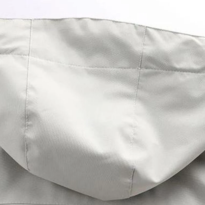 CHRLCK Giacche da trekking impermeabili da uomo Giacca da campeggio antivento Giacca a vento da uomo con cappuccio Pesca Trekking Stampa Giacca da uomo Casaco 4