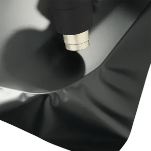 Adesivo per auto Adesivo per auto Involucro in vinile Adesivo per auto Pellicola per cambio colore nero satinato Adesivo per avvolgimento gratuito a bolle Accessori per auto Interni ed esterni 1