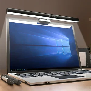 Lampada da scrivania Eye-Care 2PC 33cm LED Computer PC Monitor Schermo Barra luminosa Dimmerazione continua Lettura Lampade da tavolo sospese alimentate tramite USB 1