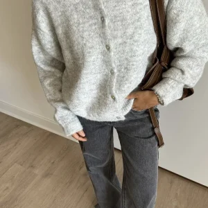 Hirsionsan elegante maglione a maniche lunghe da donna 2024 nuovo cardigan casual femminile monopetto morbido capispalla lavorato a maglia in cashmere 1