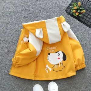 Giacca da bambino per bambini Giacca a vento Modelli geometrici Capispalla Autunno Nuovi sport Abbigliamento casual Regalo di compleanno di Natale 2-12 anni 1