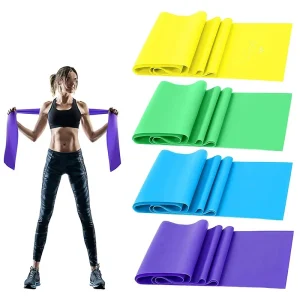 Set di fasce di resistenza Fascia elastica in TPE Esercizio Allenamento Recupero Fitness Yoga Pilates Riabilitazione Allenamento della forza 1