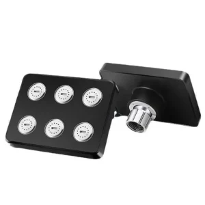 Mini getto superiore Doccia a risparmio idrico Accessori per il bagno Soffione doccia a pioggia ad alta pressione Soffione doccia a pioggia con flusso d'acqua magico 1