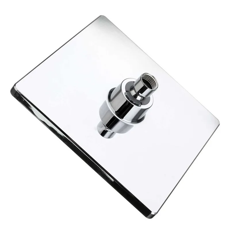 Piazza 20*20 centimetri ABS soffioni Doccia Bagno 8 pollici Doccia A Pioggia Testa Doccia a Pioggia Con Finitura Cromata 5