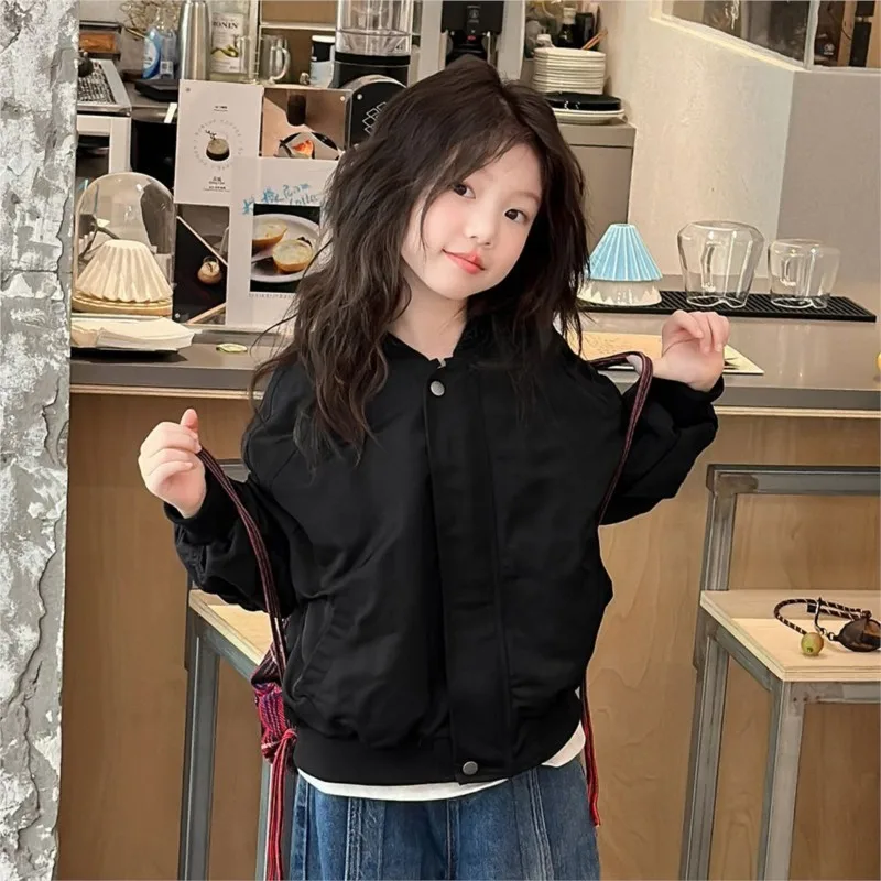 Moda neonata ragazzo giacca da volo solida primavera autunno bambino giacca a vento cappotto capispalla per bambini vestiti 2-12 anni 3