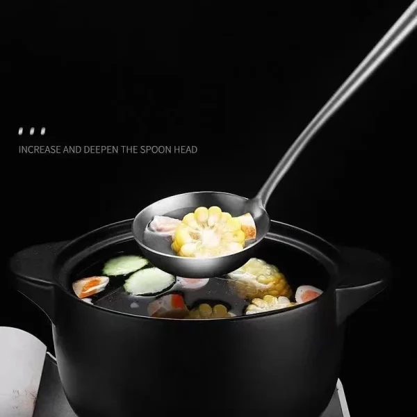 304 In Acciaio Inox Wok Spatola Accessori Da Cucina In Metallo Intaglio Turner Cucchiaio di Riso Mestolo Strumenti di Cottura Set di Utensili Dropshipping 4