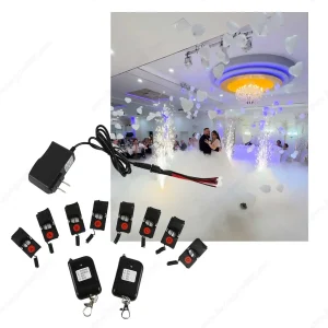 Telecomando Popper 8 Cue Esplode Stage Kit Cuore bianco Amore Aria Palloncino a elio Matrimonio Matrimonio Compleanno Festa Decor Forniture 1