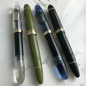 2025 Majohn P140 Penne stilografiche Pistone in rame Aspirazione inchiostro Coltello lungo No.8 Pennino FN 0.5 0.7 per Ufficio Scuola Penna a inchiostro sconto sfuso 1