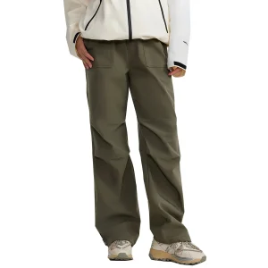 Metersbonwe Pantaloni cargo spessi antivento impermeabili da donna Pantaloni larghi da esterno dritti a gamba larga Pendolari Casual Inverno caldo 1