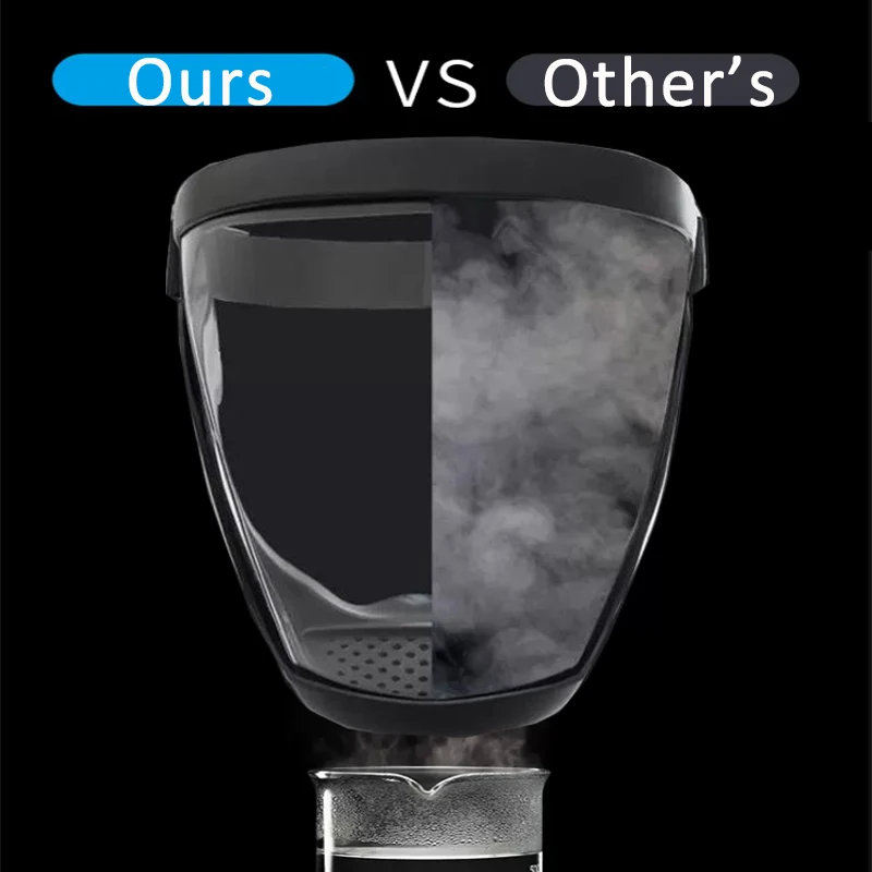 Maschera di protezione da lavoro Visiera integrale Protezione Copertura per il viso Maschera di protezione antispruzzo da cucina riutilizzabile Maschera antivento antiappannamento 6