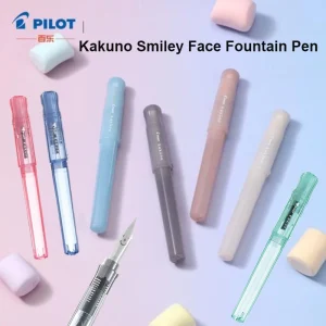 Nuovo Pilot KAKUNO Penne Stilografiche Dreamy/Family Series Kawaii Smile Face Pennino Anti-roll Rod Pratica Penna Limitata Cancelleria Giapponese 1