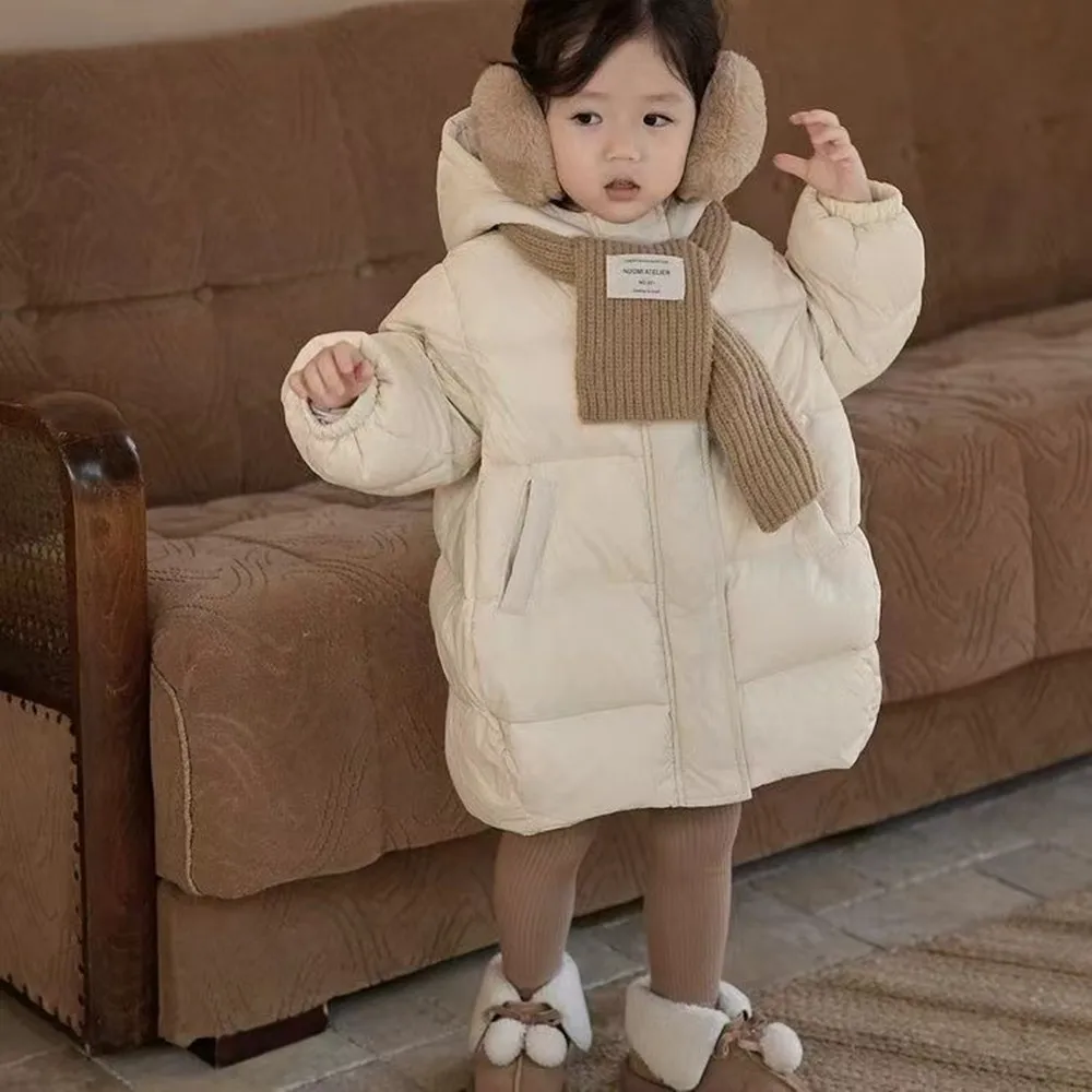 Ragazzi Ragazze Piumini Bambino Inverno Giacche imbottite in cotone Bambini Spessore caldo cotone con cappuccio Parka Bambini Autunno Capispalla 3-10 anni 5