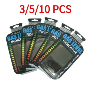 3/5/10PCS Propano Butano GPL Indicatore di livello del serbatoio del gas combustibile Calibro magnetico Scheda di prova del bastone di misurazione della temperatura della bottiglia 1