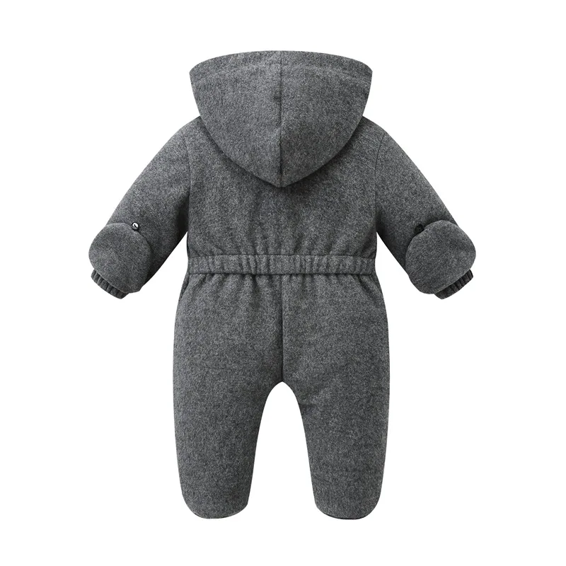 AYNIGIELL Tuta da bambino autunno e inverno Tuta da bambino in materiale Mao Ni 0-18 mesi abbigliamento da esterno per neonato 5