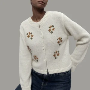 2025 Autunno Inverno Elegante Maglione Cardigan lavorato a maglia Maglia da donna Moda Allentato O-Collo Spessore Maglioni caldi Chic Vintage Top 1