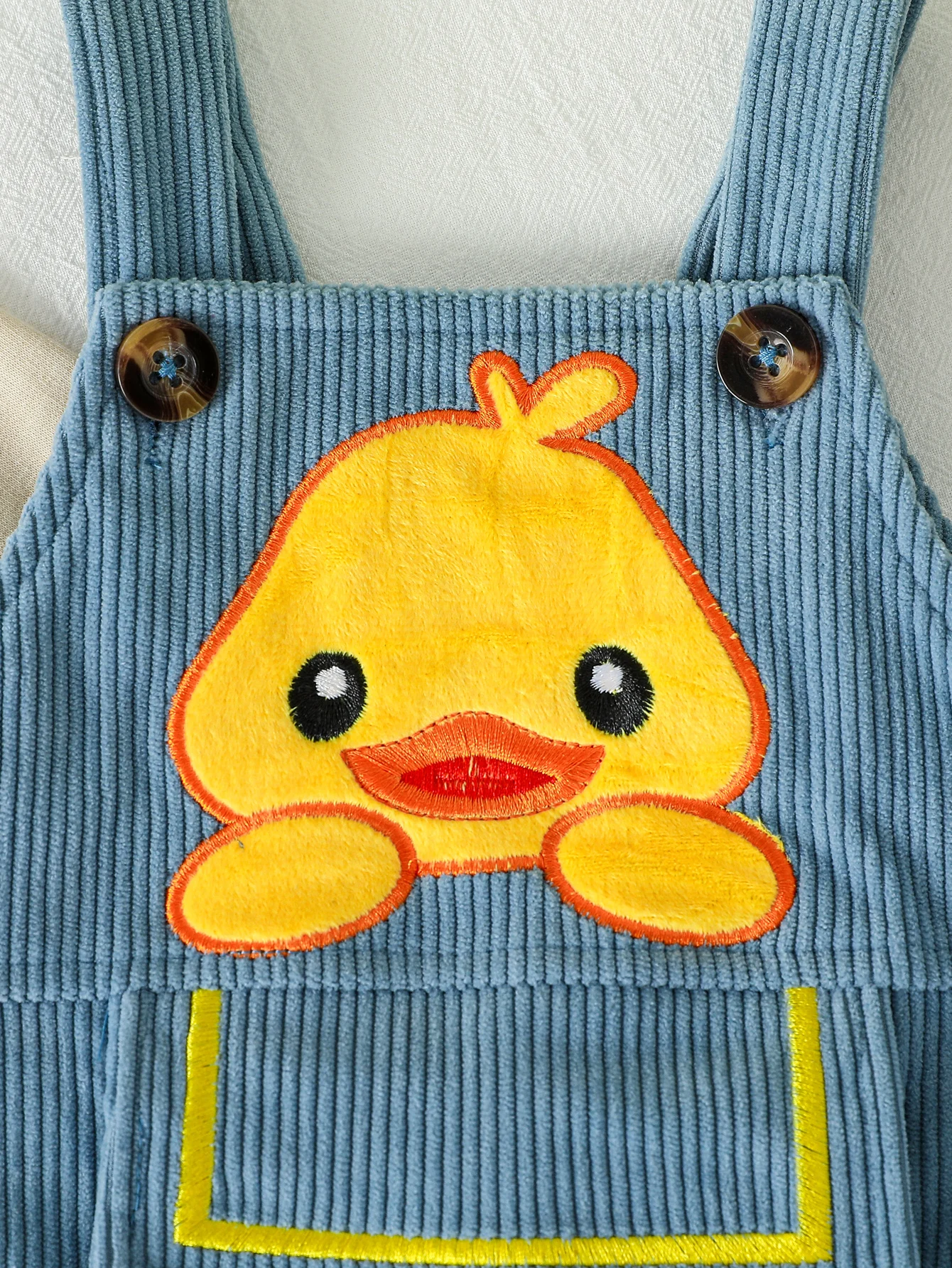 Neonate Ragazzi/Ragazze Outfit Autunno Manica lunga Girocollo T-shirt Ricamo Animali Pantaloni generali Autunno Outfit Set di abbigliamento 1-3Y 4