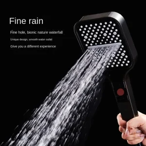 1-4 pezzi bagno di alta qualità soffione doccia a pioggia ad alta pressione set doccia ugello 7 modalità regolabili per accessorio bagno 1