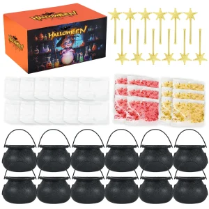 Barattolo di strega magica di Halloween Eruzione del vulcano Piccolo esperimento Festa Giocattoli per bambini Fantasma Decorazioni natalizie Regalo di compleanno 1