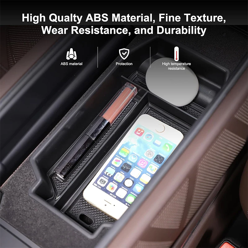 Per BMW Serie 7 G70 2022-2024 ABS Auto Bracciolo di Controllo Centrale Scatola di Immagazzinaggio Organizzatore Stivaggio Riordino Accessori Interni Auto 4