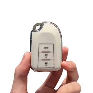 Custodia protettiva per chiave auto in TPU Custodia protettiva morbida per telecomando per Toyota Yaris VIOS Spade 2 3 pulsanti Accessori per telecomando intelligente 1