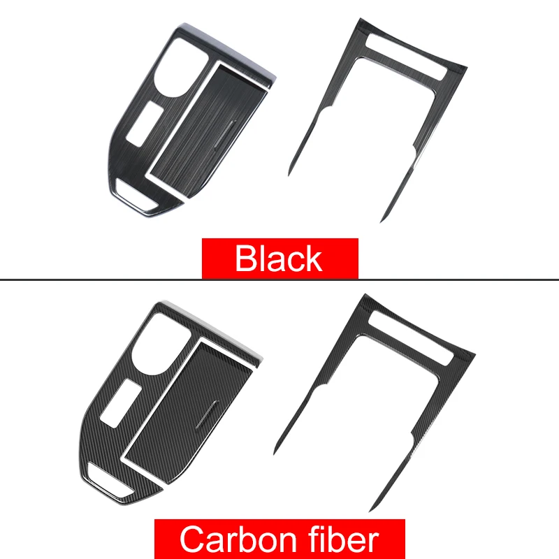Stainless In Fibra di Carbonio Auto Console Centrale Del Cambio Pannello di Copertura Srickers Per Haval H6 3rd Gen 2021 2022 2023 2024 GT DHT PHEV 3