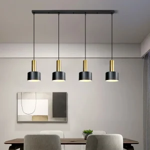 Lampadario minimalista per sala da pranzo, lampada nordica moderna, lampada da soggiorno di lusso leggera, tavolo da pranzo lungo, lampada da tavolo da bar 1