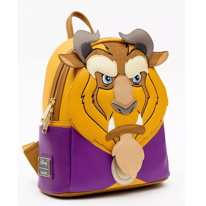 Loungefly La Bella e la Bestia Serie Principessa Cogsworth Chip Lumiere Mini borsa zaino cosplay 5