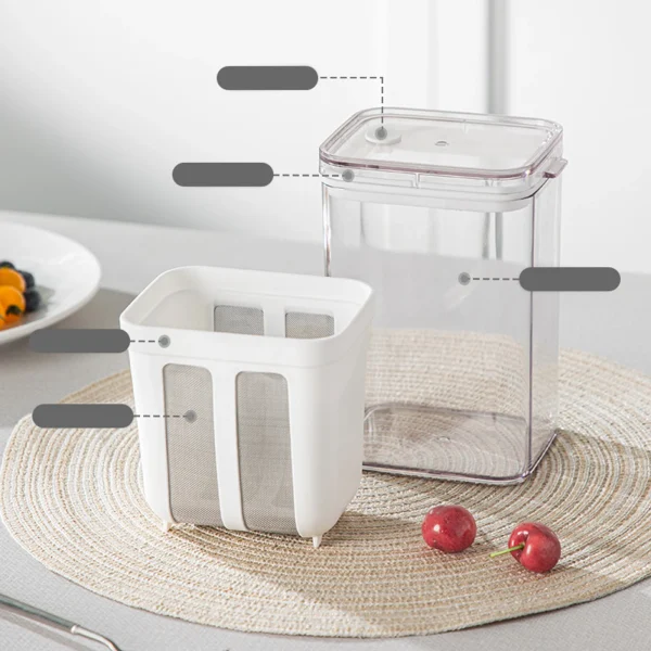 Colino per Yogurt greco colino a rete Fine riutilizzabile multiuso Fine per accessori da cucina per la casa filtro per succo di latte di soia 1