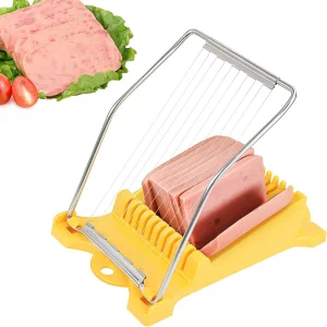 Pranzo carne uovo Cutter in acciaio inox multifunzione cibo Banana formaggio fragola affettatrice Gadget da cucina 1