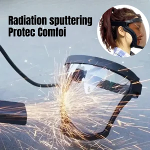 Occhiali di sicurezza Maschera antipolvere Visiera integrale Protezione trasparente Schermo per il viso Protezione da lavoro Accessori da cucina Gadget 1