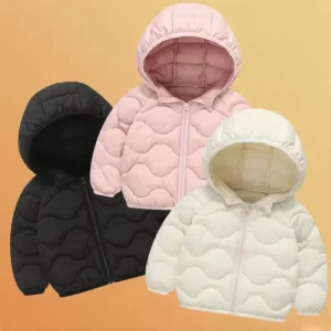 Nuovi piumini per bambini Autunno Inverno Moda Ragazzi Ragazze Cappotti sottili e caldi Cappotti leggeri in cotone per bambini Abbigliamento per bambini 1