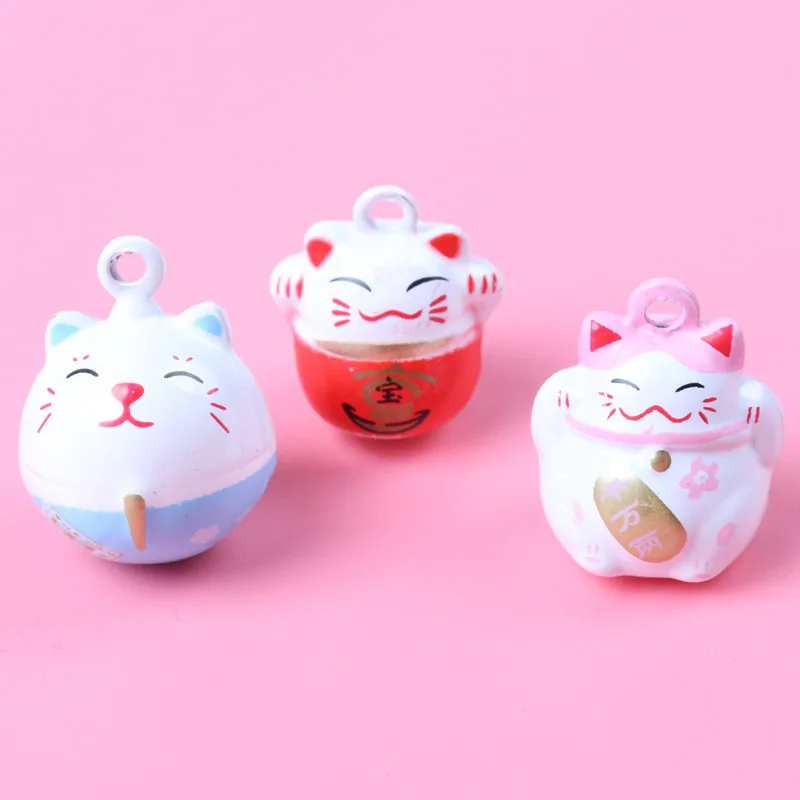 Jingle Bells Della Miscela Fortunato Gatto di Ferro Branelli Allentati Piccolo per il Partito di Natale Albero Di Natale Decorazione Accessori Per La Casa di Ornamen 1 pz 20 x 17mm 2