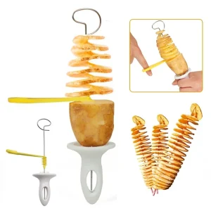 Whirlwind Taglierina a spirale per patate Torre per patate che fa macchina Affettatrice per verdure Utensili per verdure creativi Accessori da cucina Gadget 1