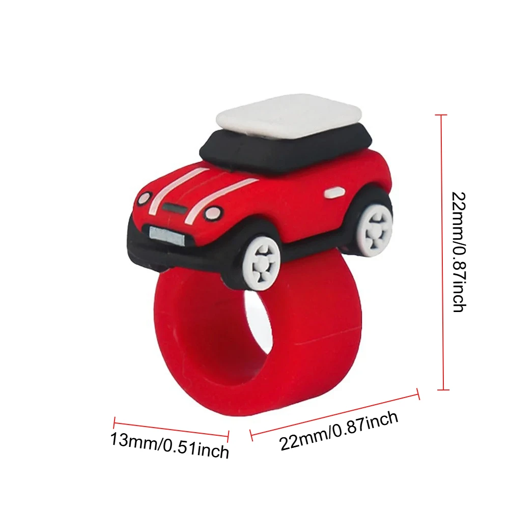 Anello pulsante in silicone per auto per BMW Mini Cooper Accessori Ornamenti interni Manopola modello automatico Decorazione protezione arresto avviamento motore 6