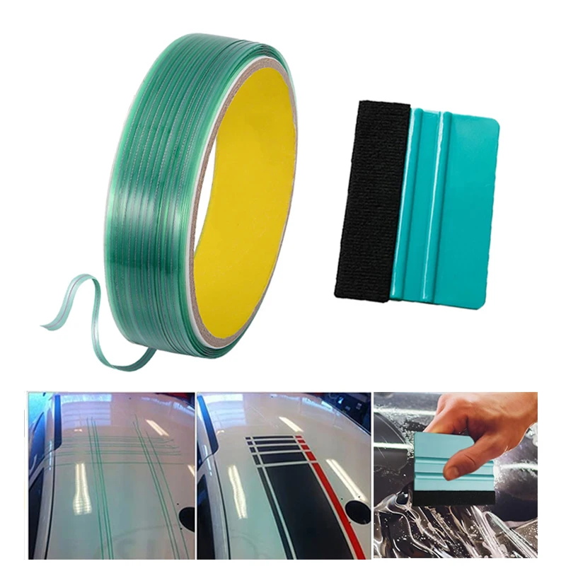 5/10/50M Involucro Del Vinile Adesivi Per Auto Nastro Senza Coltello Linea di Design Pellicola Per Auto Avvolgimento Nastro Da Taglio Coltello Car Styling Strumento accessori 1