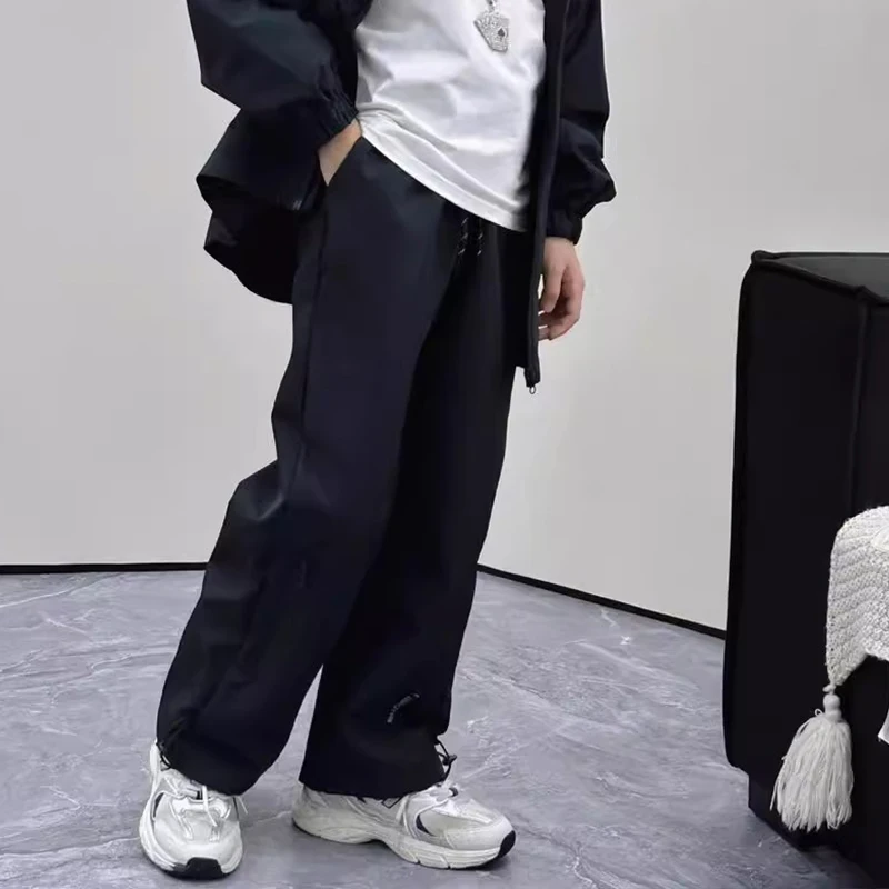 Moda Ragazzi Pantaloni in pile Autunno Inverno Bambini Pantaloni sportivi casual Adolescenti Pantaloni caldi antivento Abbigliamento per bambini 4-14 anni 2