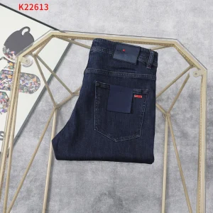 OECHSLI Jeans in cotone spesso da uomo 2025 Autunno Inverno nuovo casual caldo ricamo moda comoda Pantaloni 30-40 di grandi dimensioni 1
