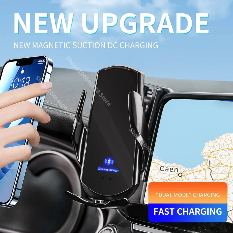 Per Volkswagen ID3 ID4 ID.Buzz 2025 12.9 "Schermo di Infotainment Base fissa Caricatore Wireless Supporto per telefono per auto Accessori auto 6