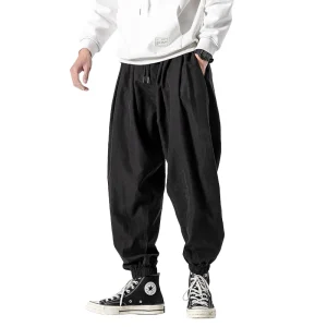 Pantaloni neri da uomo nuovi autunnali Hip Hop Streetwear Moda Jogger Pantaloni Harem Uomo Pantaloni sportivi casual Pantaloni maschili Big Size M 5XL 1