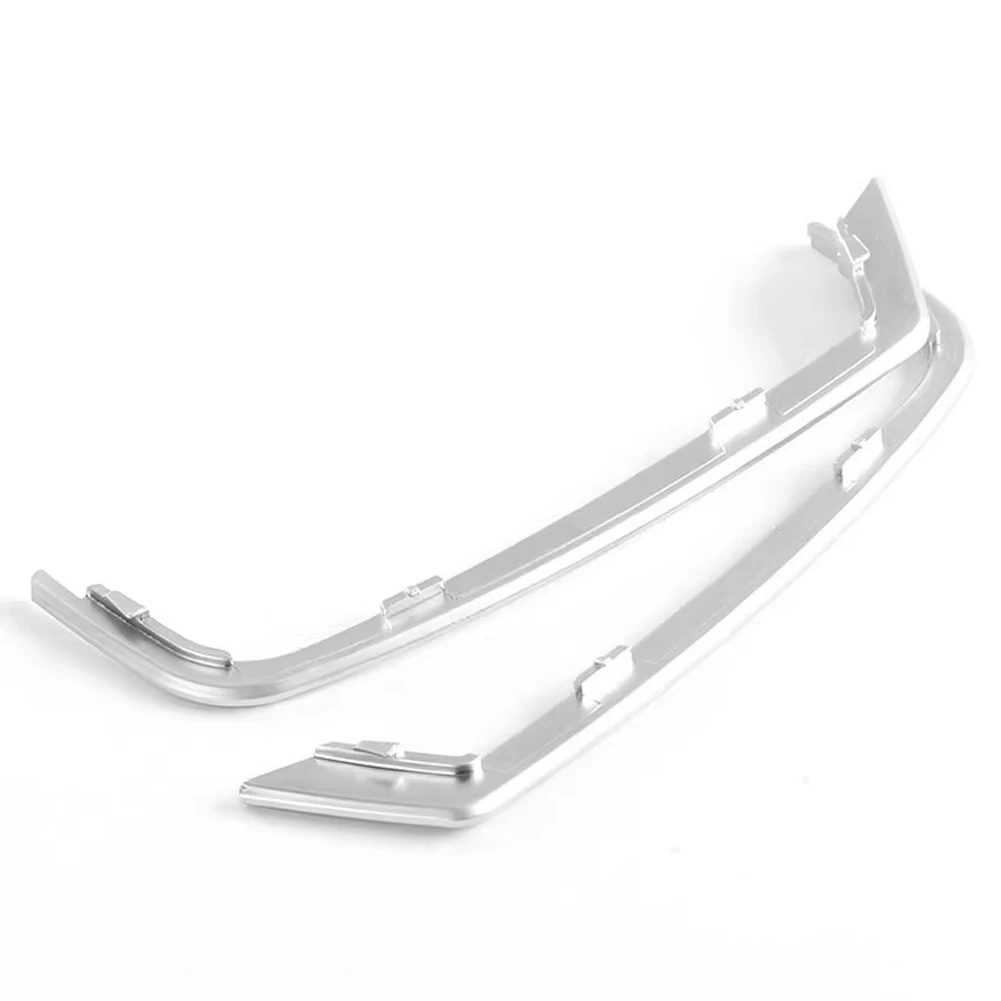 2/4PCS Porta Anteriore Altoparlante Copertura Gap Trim Argento ABS Modanature Interne per BMW Serie 5 F10 2011-2013 Accessori Per Interni Auto 6