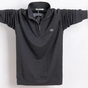 2019 T Shirt Da Uomo Autunno Inverno T-Shirt Lunga di Disegno Del Ricamo T-Shirt Slim Fit Allentato Casual T Shirt di Cotone Maschio Grande formato 5XL 6XL 1