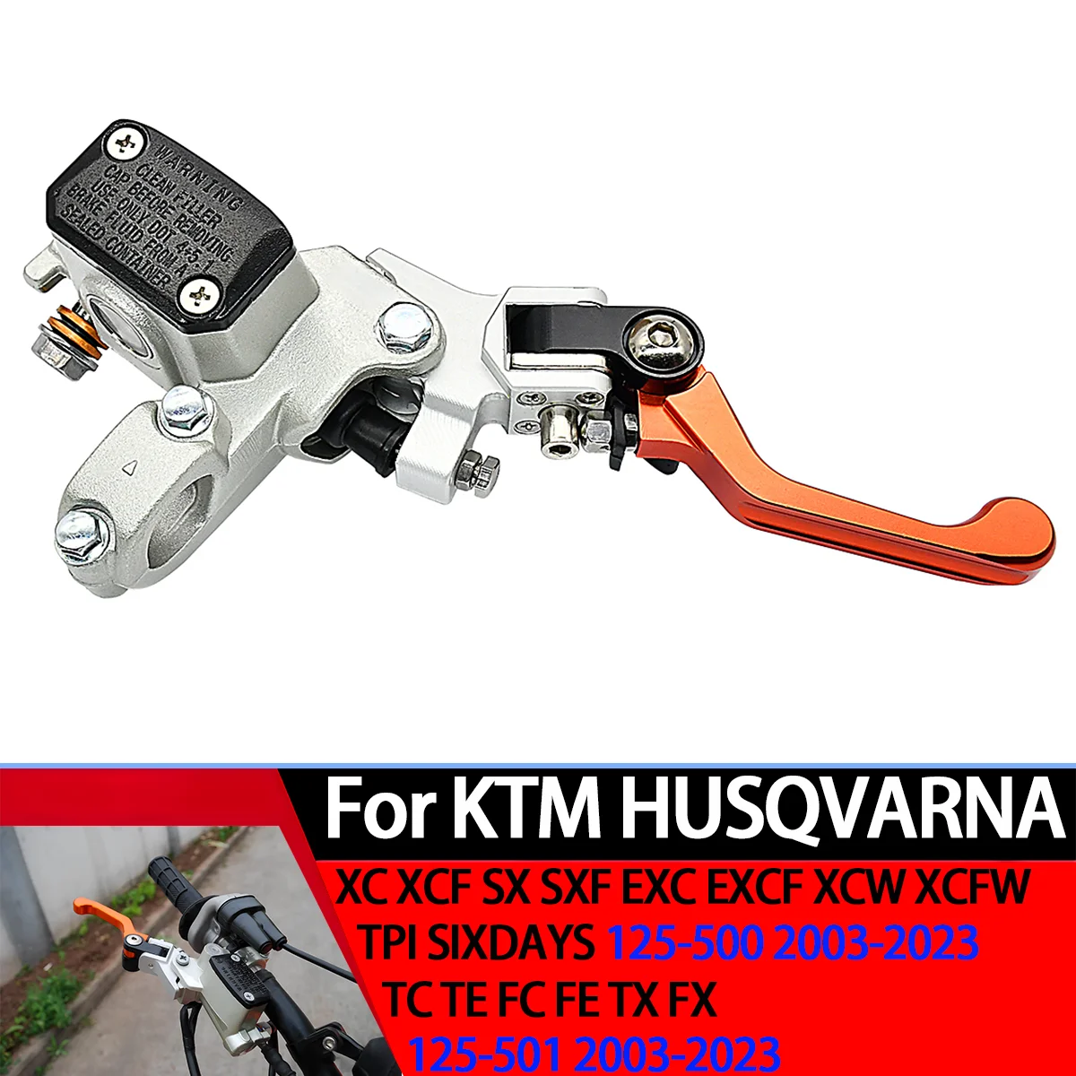 Moto CNC Leva Freno Frizione Per KTM EXC XC XCF SX SXF XCW Husqvarna TC TE FC FE TX FX Gas 250/300 EC/EX/MC 2003-2023 1