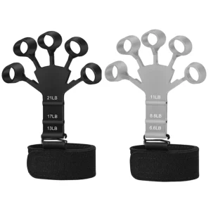 6 livelli di resistenza Impugnatura per la forza della mano Allenatore per la riabilitazione Strumenti fisici Fitness Finger Gripper Espansore da palestra portatile 1